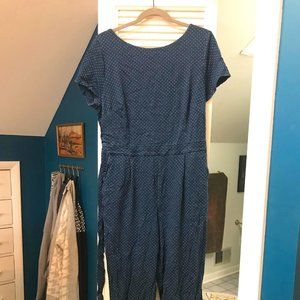 NWT Boden Tia Scoop Back Jersey Jumpsuit